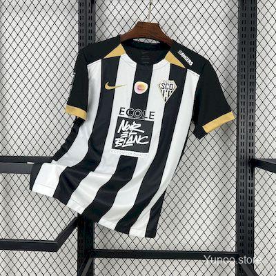 Camiseta de fútbol Angers 2025/26 LOCAL MANGA CORTA VERSION FAN
